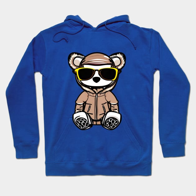 Teddy Shades Hoodie by guitar75